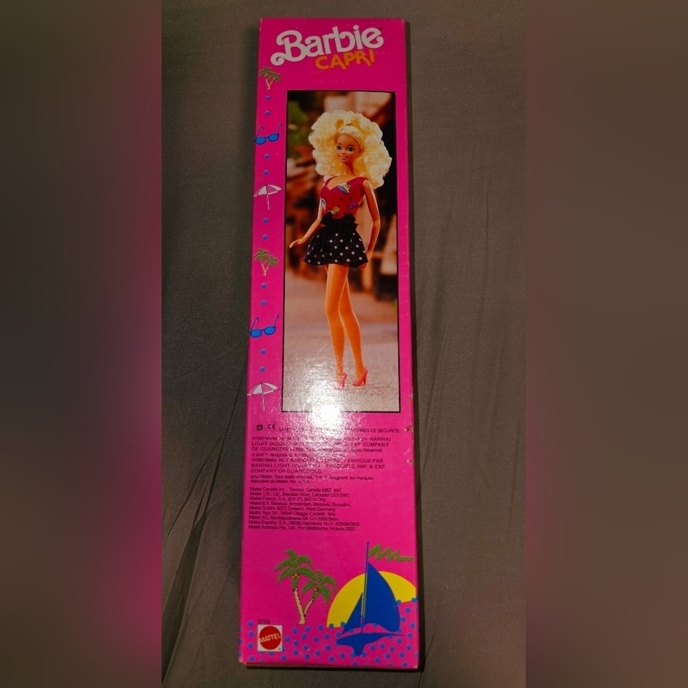 Vintage Barbie Capri Doll 1990 Mattel Sealed In Box - Picture 3 of 7
